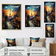 thumbnail image 4 of Designart "19th Century Paris Through Vincents Eyes" Cityscapes Wall Art Print, 4 of 5