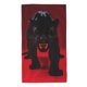 thumbnail image 1 of Fotbe Black Panther Red Background Toalla Premium con Patrón, Toalla de Microfibra de Secado Rápido, Ligera y Altamente Absorbente (27.5x16in), Ideal para Uso Diario, 1 of 6