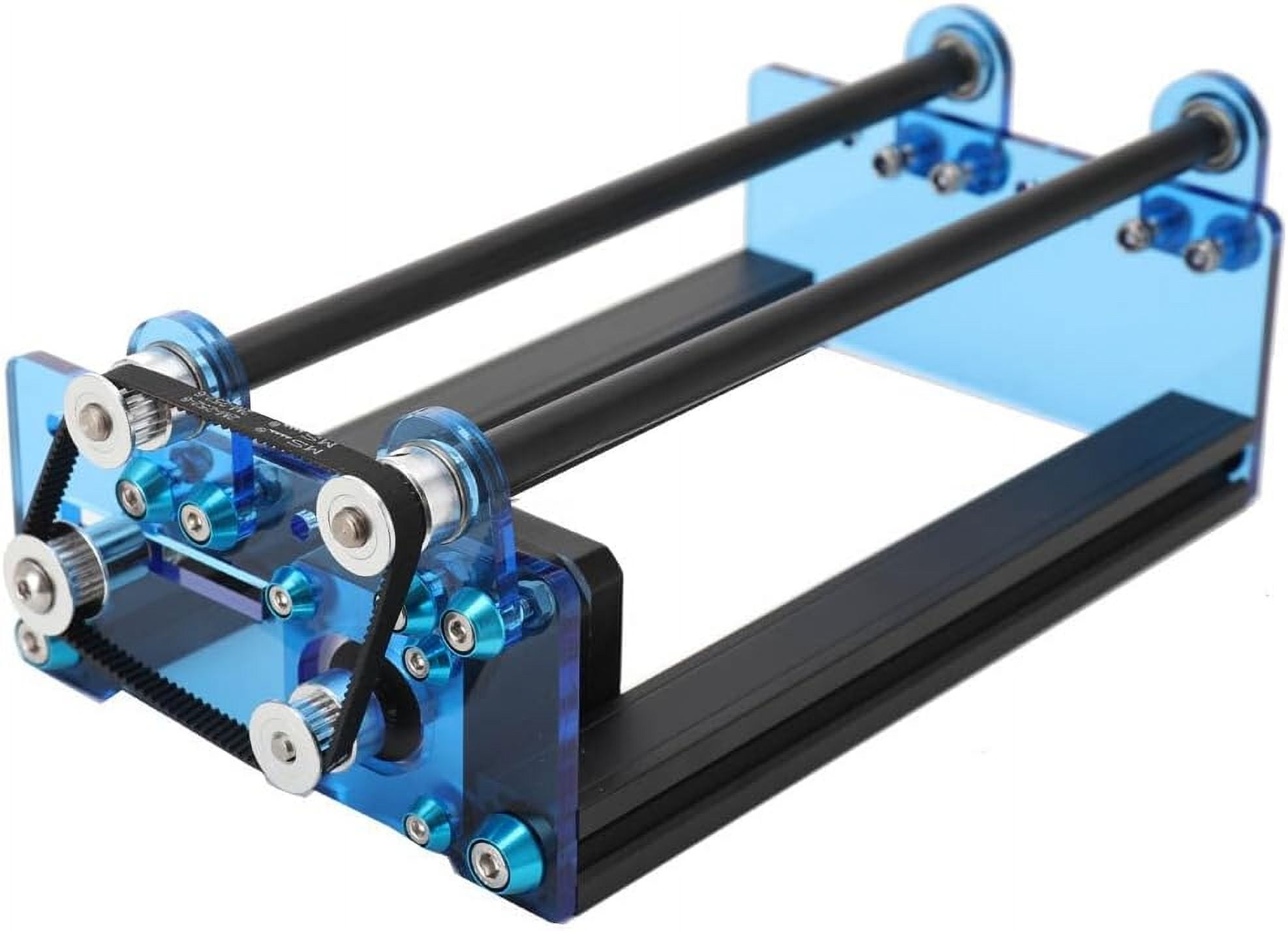 COYWEH Laser Rotary Y-axis Roller, Laser Engraver Rotary Attachment for Engraving Cutting Cylindrical Objects Cans