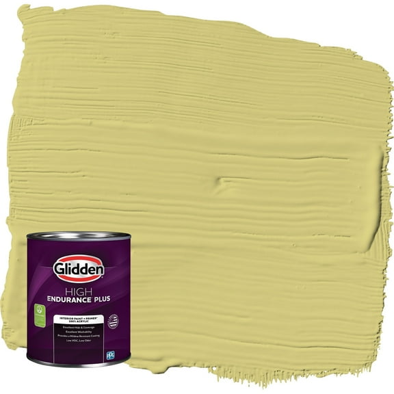 Glidden HEP Serene Scene / Green Semi-Gloss Interior Paint with Primer, 1 Quart