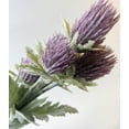 thumbnail image 5 of 3Pcs Artificial Thistle Flowers Fake Spray Eryngium Faux Sea Holly Bouquet Real Touch Plants Floral Tree for Wedding Bridal Home Table Centerpiece Decor (Purple), 5 of 15