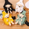 thumbnail image 5 of Pompotops New Style Bear Small Sling Bag, Canvas Bag Crossbody Bag Trendy Shoulder Bag Female INS Cute Small Bag, Gifts For Women, 5 of 7