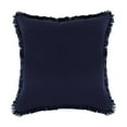 thumbnail image 2 of Modern Sofa Pillow,Thickened Washed Cotton and Linen Tassel, Soft and Comfortable Cushion for Living Room Bedroom, Velvet Fabric, Machine Washable, Fine Tight Stitches, 17.71×17.71 inches Blue, 2 of 6
