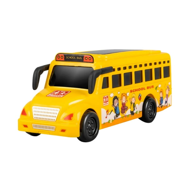Autobús Escolar de Juguete, Regalo de Cumpleaños para Niños, Coleccionables, Interacción entre Padres E Hijos con