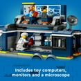 thumbnail image 6 of LEGO City Police Mobile Crime Lab Truck Toy, Pretend Play Police Toy, Includes Quad Bike, 2 Officers, 1 Scientist and 2 Crook Minifigures, Police Truck Toy for Kids Ages 7 Plus, 60418, 6 of 9