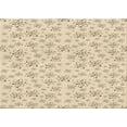 thumbnail image 1 of Ahgly Company Tapis d'Intérieur Lavable en Machine Rectangle Transitionnel Peru Brun, 2' x 5', 1 of 7