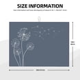 thumbnail image 2 of Yiaed White Dandelion Print Highly Absorbent Microfiber Kitchen Counter Mat, Dish Drying Pad for Dishes, Utensils, Pots and Pans, Large 18" x 24", 2 of 7