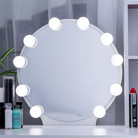 

Porfeet Adhesive 5V USB LED Home Bathroom Makeup Mirror Vanity Light Dimmable Bulb Lamp(5.6m)