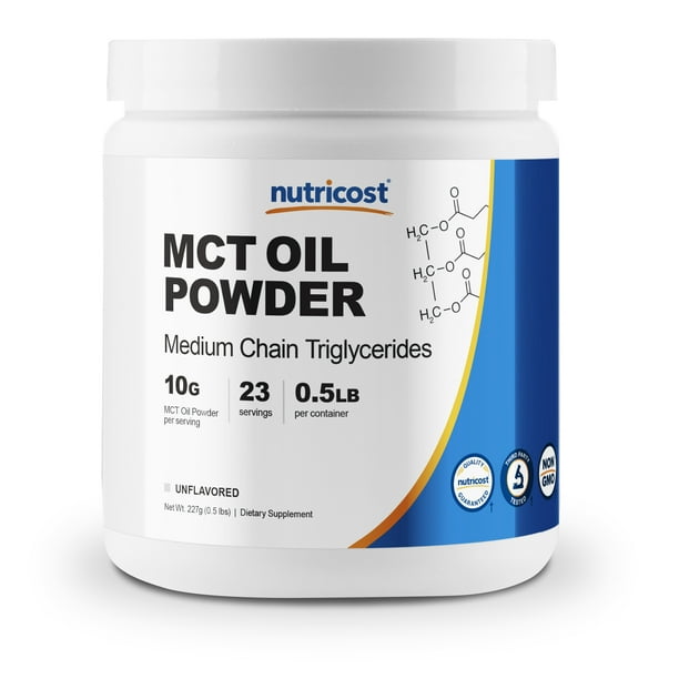 Nutricost Premium MCT Oil Powder Best For Keto, Ketosis, and Ketogenic