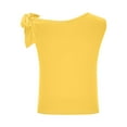 thumbnail image 6 of LADIGASU Women'sSleeveless Round Neck Strap Solid Color Casual Top T-shirt, 6 of 7