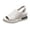 Beige, variant on Women's We𝖽ge Sandals Adjustable Buckle Strap Slippers Summer Fashion Outdoor Shoes Breathble Non-S𝗅ip Sandles Comfortable Open Back Slides