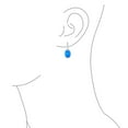 thumbnail image 3 of Bling Jewelry Womens White Blue Purple Opal Dangle Gemstone Earrings Sterling Silver Vintage Style, 3 of 5