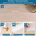 thumbnail image 6 of OFEFE Extra Wide Shelf Liner 23.6 x 157.5 Inches, Non-Adhesive Drawer Liners, Waterproof Cabinet Liners for Refrigerator, Pantry, Shelves, Strong Grip Washable Transparent Kitchen Mats, 6 of 6