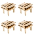 thumbnail image 3 of Bag Fastener, Alloy Material Classic Design Purse Lock DIY Making  For Leather Bags, 3 of 8