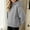 Gray, variant on Girls Polka Dot Hoodie Long Sleeve Loose Fit Casual Fashion Kids Pullover Swaetshirt Purple 4-14