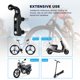 thumbnail image 4 of Brazo de doble toma de bola, soporte de cabeza de bola de rotación de 360 ​​grados para bicicleta y moto, 4 of 7