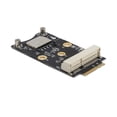 thumbnail image 2 of QIILU Adaptateur M.2 vers Mini PCIe Clé A/E Module WIFI 3G 4G avec Emplacement pour Carte SIM, Adaptateur Module M.2 A/E Clé vers Mini PCIe, Adaptateur Module WIFI, 2 of 8