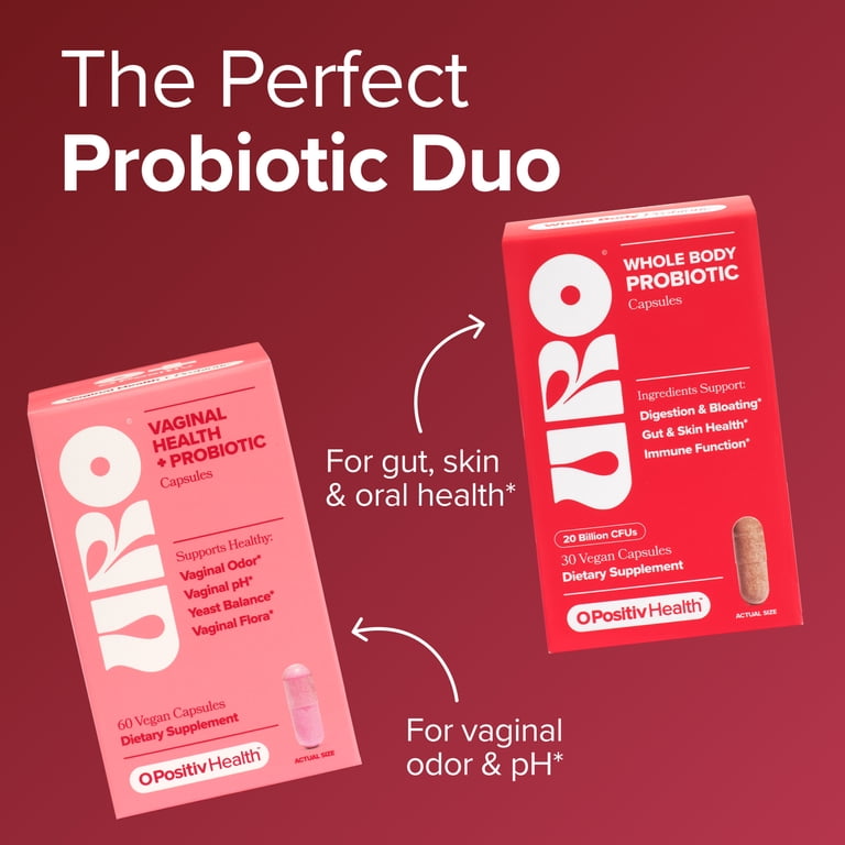 O Positiv URO Vaginal Health Probiotic, 60 Capsules photo 7