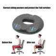 thumbnail image 4 of Cojín de asiento en forma de dona nuevo 2023, cómodo, para aliviar el dolor de cóccix, hemorroides, almohada para el cuidado de la cirugía A+, 4 of 4