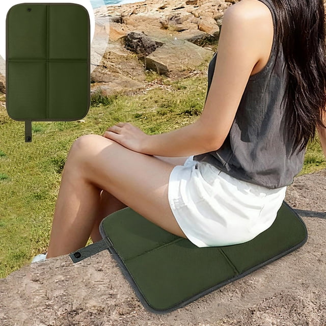 Seat Cushion Insulated and dirt proof seat cushion Outdoor Camping Hiking Mat Hiking Rest Cushion Bring A Buckle Lightweight Carry Foldable Seat Cushion