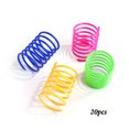 thumbnail image 1 of Jouets pour Chatons Larges Durables à Ressort Épais Jouet pour Chat Ressorts Colorés Jouet pour Animaux Ressorts Spirales 4/8/16/20 Pcs 20 Pcs 5.5x2cm, 1 of 6
