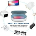 thumbnail image 3 of Portable Cell Phone UV Light Sanitizer Box, Wireless Charger with USB Charging, UV Sterilizer Box with Aroma Diffuser, for Jewelry, Watches, Glasses, 3 of 3