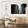 thumbnail image 5 of Elephant Stock Skyscraper Buildings Wall Art - Horizontal Canvas Wall Art - Living Room Wall Decor - Architecture Canvas - Black And Gray Decor - 51" x 34", 5 of 8