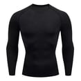 thumbnail image 3 of 2pcs Playera De Licra Deportiva Para Hombre Compresión Gym, 3 of 8