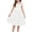 style-02 White, variant on JUMEYU Big Girls Dress Girls Ruched Dresses Teens Ruffle Flowy Tiered A Line Swing Dress for Girl Size 10-11 (Blue,10-11 Years)