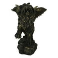 thumbnail image 6 of Faux Bronze Greek Guardian Winged Lion Chimera Gargoyle With Goat Horns Figurine, 6 of 10