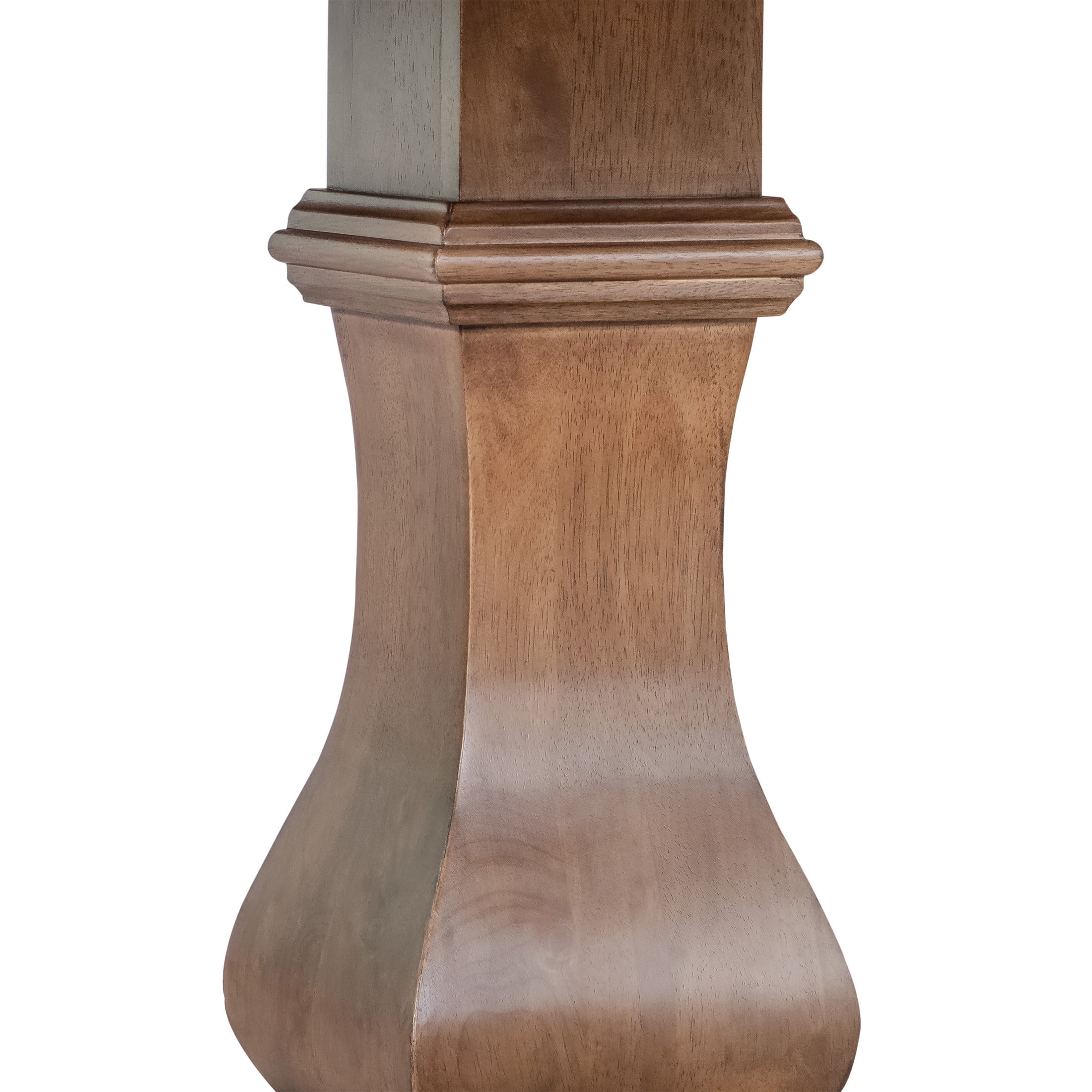 Christopher Knight Home 57" Oval Extendable Dining Table with Pedestal Base, Rustic Farmhouse Style, Walnut