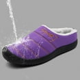 thumbnail image 7 of ZTTD Womens Slippers Warm Winter Flats Shoes for Womens Indoor House Slip On With Cotton Purple, 7 of 7