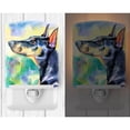 thumbnail image 2 of Watercolor Doberman Ceramic Night Light, 2 of 2