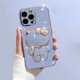 thumbnail image 3 of Funda de lujo con soporte de espejo de Hello Kitty para iPhone 14, 11 Pro Max, 13, 12 Mini, XS, XR, X, 8, 7, 6S, 6 Plus, cubierta trasera de silicona suave, 3 of 5