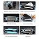 thumbnail image 4 of Qarigey Bolsa de cintura Lámpara Luces de circulación nocturna USB Recargable Ligero Portátil Ahorro de energía Luz de advertencia riñoneras, 4 of 6