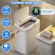 thumbnail image 3 of Bote de Basura Cocina, 18L Botes de Basura Baño Inteligente con Sensor, Cesto de Basura con Tapa Delgado y Compacto para Dormitorio, Oficina, Cocina, 3 of 6