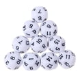 thumbnail image 4 of 10pcs Acrílico 16 Dados laterales 16 - Die D16 Juego de dados digitales para Blanco Zulema Dados poliédricos, 4 of 7