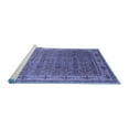 thumbnail image 2 of Ahgly Company Machine Washable Indoor Rectangle Oriental Blue Industrial Area Rugs, 3' x 5', 2 of 4