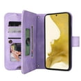 thumbnail image 6 of for Samsung Galaxy S23 Plus Wallet Case, [Card Slots] PU Leather ID Credit Holder Folio Flip Kickstand Magnetic Clasp Phone Cover & Lanyard & Shoulder Strap for Galaxy S23 Plus 6.6 inch, Purple, 6 of 10