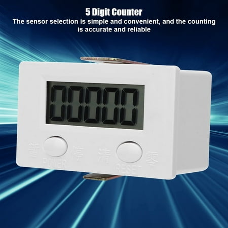 DOACT 5 Digit Counter,BERM Digital Counter BEM-5C 5 Digit 0~99999 LCD Display Electronic Tally Counter,Counter
