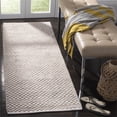 thumbnail image 2 of SAFAVIEH Boston Peter Geometric Cotton Runner Rug, Taupe, 2'3" x 7', 2 of 4