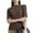 Coffee, variant on Xiaoxatg Womens T Shirts,Women's T-Shirts Women's Turtle Neck Slim Fit Half Elbow Short 3/4 Sleeve T Shirts Tight Tops Tee Yellow M