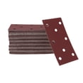 thumbnail image 1 of 70 Pcs Papel de Lija Rectangular 8 Agujeros 180 Grano Hojas de Lijado de Gancho y Bucle Universal para Reacondicionamiento Automotriz 180x95mm Óxido de Aluminio Rojo, 1 of 7