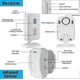 thumbnail image 2 of Motion Sensor Doorbell, Door Chime For Business Entry, Store Welcome Buzzer Monitorq, 2 of 5
