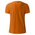thumbnail image 3 of America 250 Shirts for Men American Flag Print Waffle Crew Neck Short Sleeve T-Shirt 4th Of July Big and Tall Relaxed Fit Summer Beach Vacation Shirts, Orange, #01 Orange, 3 of 3