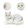 thumbnail image 4 of Unique Bargains 1 Pc Cute Cartoon Cat Hair Clips for Home White, 4 of 5