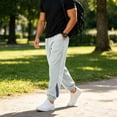 thumbnail image 6 of LIaqionyy Joggers Pants for Mens Elastic Waist Lightweight Hiking Pants Streetwear Workout Trousers with Pockets, 6 of 8
