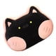 thumbnail image 3 of Almohada con forma de animal, cojín de peluche de franela, suave, para niños, regalo de Navidad, gato rosa cereza, 40 x 30 cm, 3 of 7
