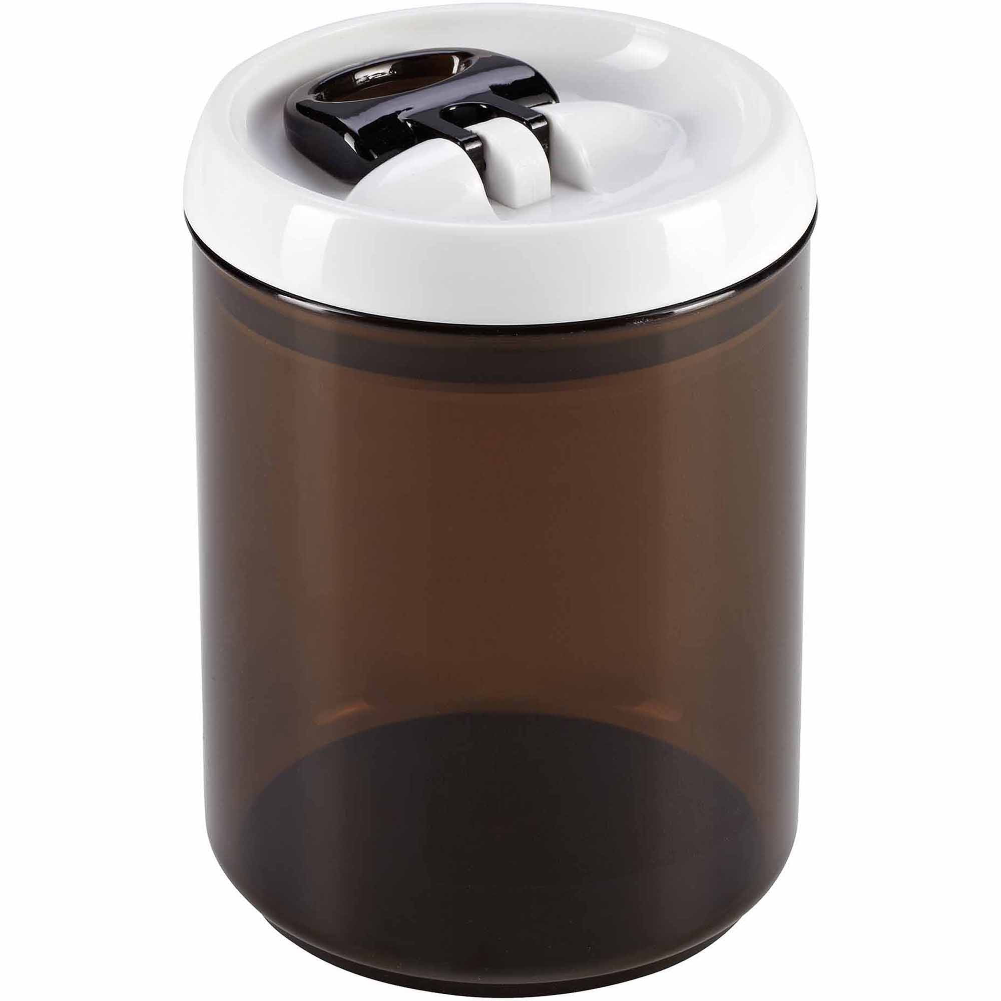 Leifheit 47 oz Tinted FreshStore Coffee Canister, Brown