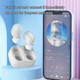 thumbnail image 4 of Open Ear Earbuds Clip on Earbuds Bluetooth 5.4 IPX4 Waterproof Running Headphones Light Weight Comfort Stable Fit Workout Open Ear Headphone Fitness Headphones for Running, 4 of 8